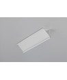 2m aluminium profiel CABI12 DUO E - Wit gelakt, hoek, LED profiel
