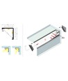 2m aluminium profiel CABI12 DUO E - Zwart geanodiseerd, hoek, LED profiel