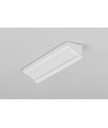 1m aluminium profiel CORNER10 BC/UX - Wit gelakt, hoek, LED profiel