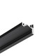 2m aluminium profiel CORNER10 BC/UX - Zwart geanodiseerd, hoek, LED profiel