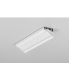 2m aluminiumprofiel CORNER10 BC/UX - Wit gelakt, hoek, LED-profiel