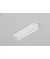1m aluminium profiel CORNER10.V2 A1C/U1 - Wit gelakt, hoek, LED profiel