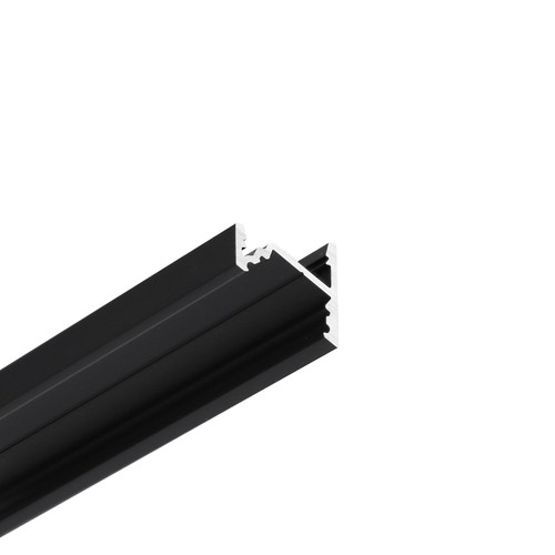 1m aluminium profiel CORNER10.V2 A1C/U1 - Zwart geanodiseerd, hoek, LED profiel