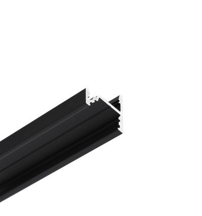 1m aluminium profiel CORNER10.V2 A1C/U1 - Zwart geanodiseerd, hoek, LED profiel