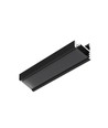 1m aluminium profiel CORNER10.V2 A1C/U1 - Zwart geanodiseerd, hoek, LED profiel