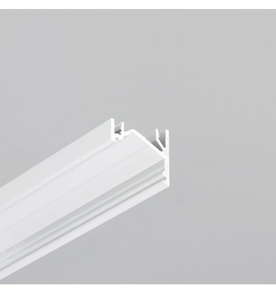 1m aluminium profiel CORNER12.V2 EF/U - Wit gelakt, hoek, LED profiel
