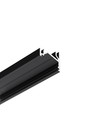1m aluminium profiel CORNER12.V2 EF/U - Zwart geanodiseerd, hoek, LED profiel