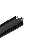 2m aluminiumprofiel CORNER12.V2 EF/U - Zwart geanodiseerd, hoek, LED-profiel