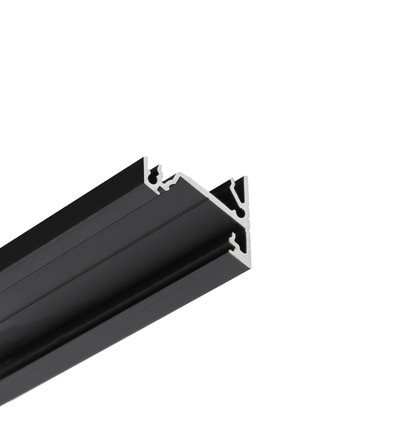 1m aluminium profiel CORNER14 EE7F/TY - Zwart geanodiseerd, hoek, LED profiel