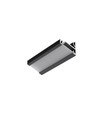 1m aluminium profiel CORNER14 EE7F/TY - Zwart geanodiseerd, hoek, LED profiel