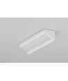 1m aluminium profiel CORNER14 EE7F/TY - Wit gelakt, hoek, LED profiel