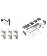 2m aluminium profiel CORNER16.V2 AC-6/TY - Geanodiseerd, hoek, LED profiel