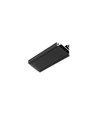 2m aluminium profiel CORNER16.V2 AC-6/TY - Zwart geanodiseerd, hoek, LED profiel