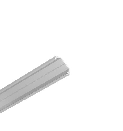 1m aluminium profiel QUARTER10 BD/U6 - Geanodiseerd, hoek, LED profiel