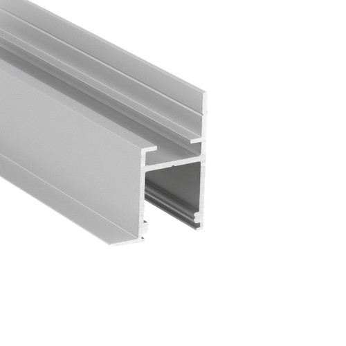 1m aluminium profiel FRAME14 BC/Q - Geanodiseerd, inbouw, LED profiel