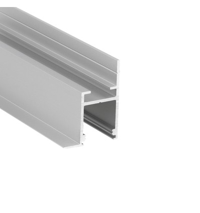 1m aluminium profiel FRAME14 BC/Q - Geanodiseerd, inbouw, LED profiel