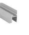 1m aluminium profiel FRAME14 BC/Q - Geanodiseerd, inbouw, LED profiel