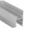 1m aluminium profiel FRAME14 BC/Q - Onbehandeld aluminium, inbouw, LED profiel