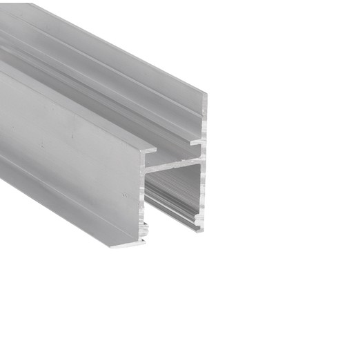 1m aluminium profiel FRAME14 BC/Q - Onbehandeld aluminium, inbouw, LED profiel