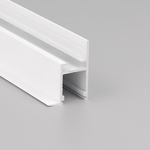 1m aluminium profiel FRAME14 BC/Q - Wit gelakt, inbouw, LED profiel