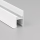 2m aluminium profiel FRAME14 BC/Q - Wit gelakt, inbouw, LED profiel
