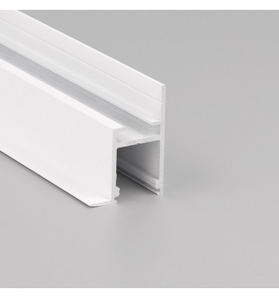 2m aluminium profiel FRAME14 BC/Q - Wit gelakt, inbouw, LED profiel