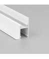 2m aluminium profiel FRAME14 BC/Q - Wit gelakt, inbouw, LED profiel