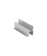 2m aluminiumprofiel FRAME14 BC/Q - Onbehandeld aluminium, inbouw, LED-profiel