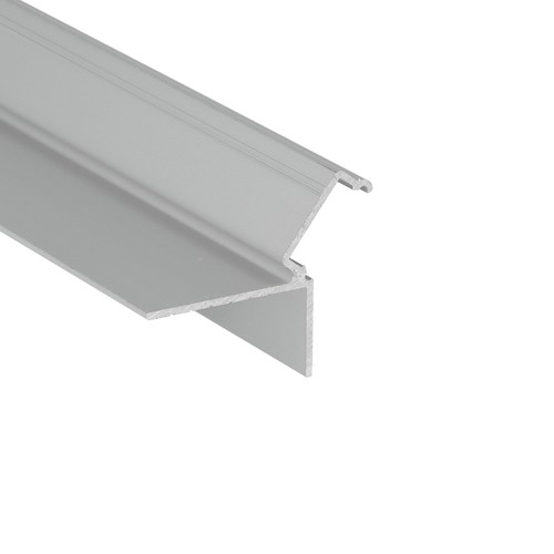 1m aluminium profiel GLOW12 DOWN A1C - Geanodiseerd, inbouw, LED profiel