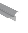 2m aluminiumprofiel GLOW12 DOWN A1C - Onbehandeld aluminium, inbouw, LED-profiel