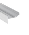 1m aluminiumprofiel GLOW12 UP A1C - Onbewerkt aluminium, inbouw, LED-profiel