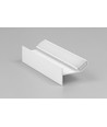 2m aluminium profiel GLOW12 UP A1C - Wit gelakt, inbouw, LED profiel