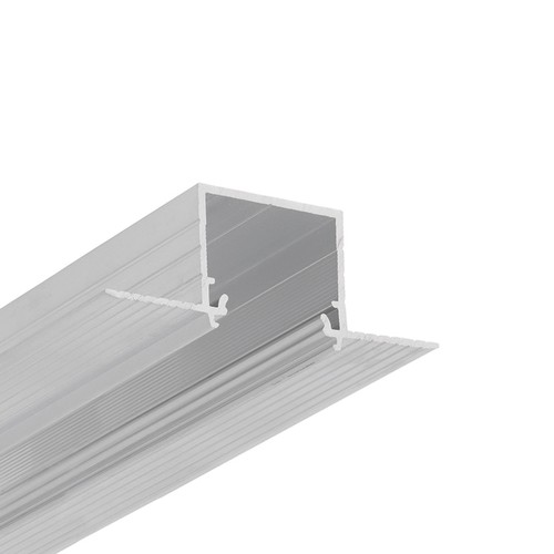 2m aluminiumprofiel LINEA-IN20 TRIMLESS EE7F - Onbehandeld aluminium, inbouw, LED-profiel