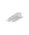 2m aluminiumprofiel LINEA-IN20 TRIMLESS EE7F - Onbehandeld aluminium, inbouw, LED-profiel