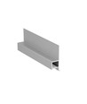 2m aluminiumprofiel OMNI10 AC2 - Geanodiseerd, inbouw, LED-profiel