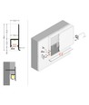 2m aluminiumprofiel OMNI10 AC2 - Onbehandeld aluminium, inbouw, LED-profiel