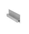 2m aluminiumprofiel OMNI10 AC2 - Onbehandeld aluminium, inbouw, LED-profiel