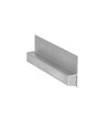 2m aluminiumprofiel OMNI10 AC2 - Onbehandeld aluminium, inbouw, LED-profiel