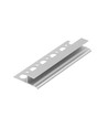 1m aluminiumprofiel OMNI10 AC2 PLUS - Onbehandeld aluminium, inbouw, LED-profiel