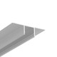 2m aluminium profiel PLANE14 IN BC3 - Onbehandeld aluminium, inbouw, LED profiel