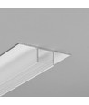2m aluminium profiel PLANE14 IN BC3 - Wit gelakt, inbouw, LED profiel