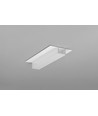 2m aluminium profiel PLANE14 IN BC3 - Wit gelakt, inbouw, LED profiel
