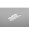2m aluminium profiel PLANE14 IN BC3 - Wit gelakt, inbouw, LED profiel