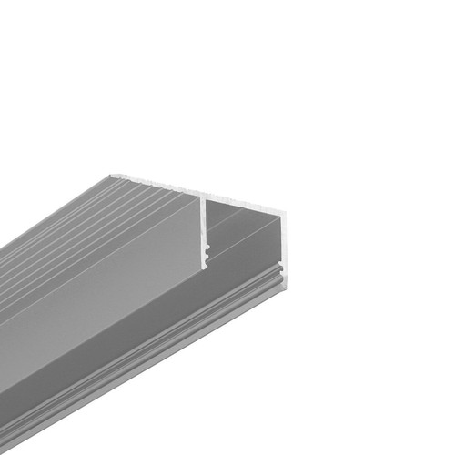 2m aluminiumprofiel PLANE14 SIDE BC3 - Geanodiseerd, inbouw, LED-profiel