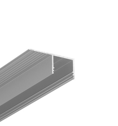 2m aluminiumprofiel PLANE14 SIDE BC3 - Geanodiseerd, inbouw, LED-profiel
