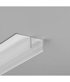 2m aluminium profiel PLANE14 SIDE BC3 - Wit gelakt, inbouw, LED profiel