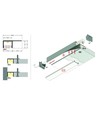 2m aluminiumprofiel PLANE14 SIDE BC3 - Geanodiseerd, inbouw, LED-profiel