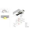 2m aluminiumprofiel VARIO30-04 ACDE-9 - Onbehandeld aluminium, inbouw, LED-profiel