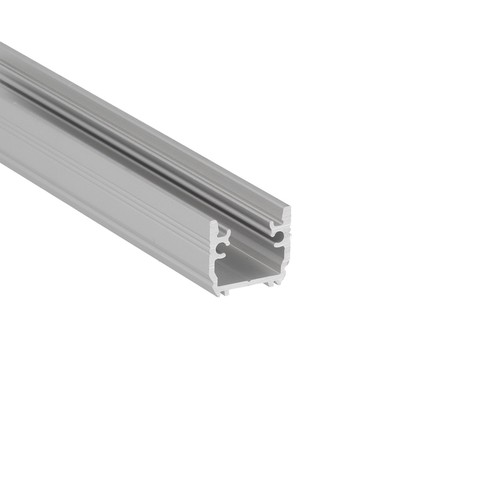1m aluminium profiel FLOOR12 K/U - Geanodiseerd, tegelprofiel, LED rail