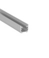 1m aluminium profiel FLOOR12 K/U - Geanodiseerd, tegelprofiel, LED rail